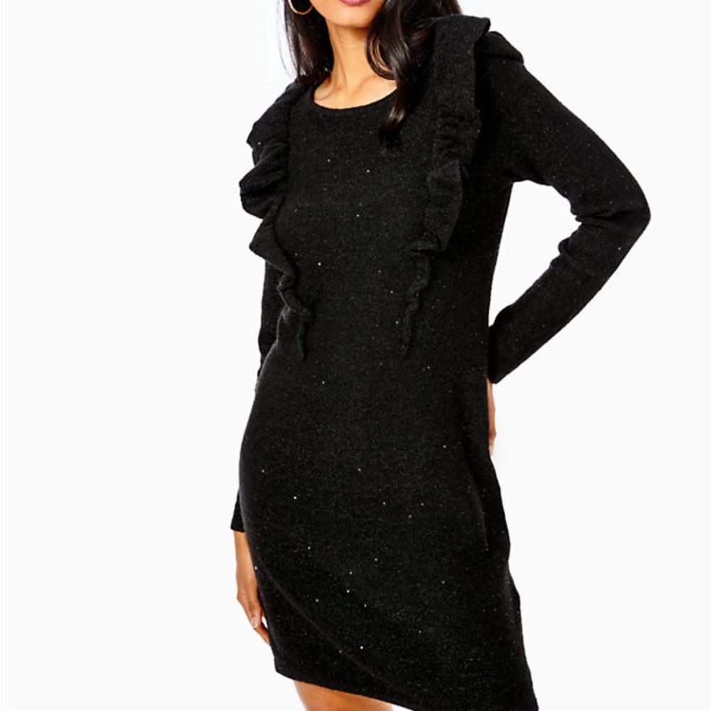NWOT XL Lilly Pulitzer Ruth Sequin Sweater Dress